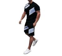 Chandal Hombre Completo Deportivos, Conjunto Deportivo Hombre Algodon, Men'S Suits For Everyday Wear Slim Fit Casual Outfit Stylish Color Blocked Set Perfect For Spring Summer CháNdal Conjuntos