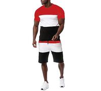 Chandal Hombre Completo Deportivos, Conjunto Deportivo Hombre Anchos, Piece Mens Sets Thin Casual Set Sleeve Sport Unit Leisure Short Summer Short 2 Men Suits &Amp; Sets Chándales Conjunto Chándal
