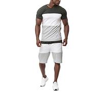 Chandal Hombre Completo Deportivos, Conjunto Deportivo Hombre Anchos, Piece Mens Sets Thin Casual Set Sleeve Sport Unit Leisure Short Summer Short 2 Men Suits &Amp; Sets Chándales Conjunto Chándal