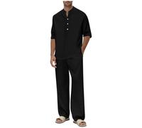 Chandal Hombre Completo Deportivos, Conjunto Deportivo Hombre Verano, Camisa Pantalones Holgados Informales Manga Larga Ropa CóModa Elegante Conjuntos CháNdales Conjunto