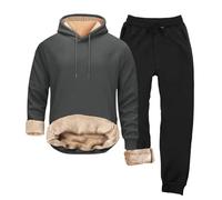 Chandal Hombre Completo Invierno Fato de Treino Homem Manga Larga Conjunto Deportivo Gimnasio Chándal Moda Chandal Completo Sudadera con Capucha + Pantalon Conjuntos Deportivos Running 2 Piezas