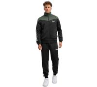Lonsdale Caunton Track Suit, Negro, Verde Oliva y Blanco, L para Hombre