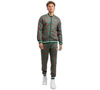 Lonsdale Edgware Traje, Verde/Rojo/Negro/Blanco, XXL Hombres