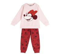 Chándal Minnie algodón para niños, conjunto cómodo y suave uso diario / Ropa deportiva infantil de Minnie/Talla 4 años