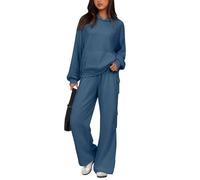 Chandal Mujer Completo Elegante Conjunto de Fitness, Casa, Oficina | Conjunto Deportivo de Otoño de 2 Piezas, Elegante y Moderno para Relajarse, Viajar y Actividades Ligeras