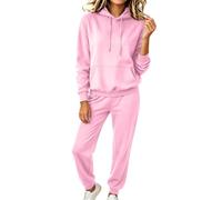 Chandal Mujer,Conjunto Deportivo Mujer con Sudadera y Pantalón Jogger