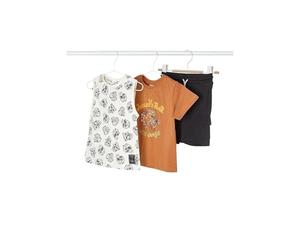 Chandal Niño Verano - Conjunto Deportivo Niño - Conjunto Verano Niño - Sport - Pack 2 Camisetas manga corta y Pantalon corto para niño - Para niños de 2 años a 8 años (6 años, Pimenton)