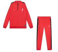 Chándal oficial del FC Liverpool para niños - 22/23-10 años - 140 - Chaqueta y pantalones de chándal de manga larga Liverpool - Chaqueta y pantalones de fútbol para entrenamiento