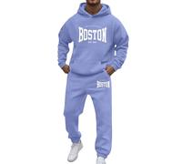 Chándal para hombre de invierno Trajes moda el tiempo libre. Ajuste holgado con diseño estampado letras. Perfecto otoño e invierno. Fácil limpiar. Elegante traje 2026