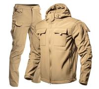 Chándal para hombre, ropa de entrenamiento táctico, traje térmico, resistente al viento, corte ajustado, ropa de ocio, uniforme de invierno, traje militar, ropa de caza al aire libre, ropa de caza de