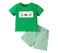 Chándal para niña Bonito Traje Deportivo Conjuntos de Pantalones y Camisetas niñas Ropa sin Mangas con Cortos Conjunto Camiseta Manga Corta Adolescentes 2 a 11 años