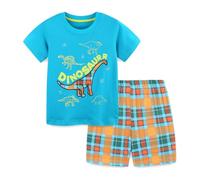 Chándal para niños de Verano,Ropa Verano Conjunto Ropa Infantil bebé Camisa pequeña y niño Camiseta Pantalones Cortos Pequeños 2 a 7 años