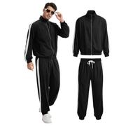 Chándal retro de los años 80 y 90, traje vintage de hip hop para fiestas y | Disponible en varios estilos. Ajuste vintage de gran tamaño, perfecto para fiestas temáticas, Halloween