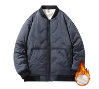 Chándal técnico de moda de gran tamaño con cuello de béisbol para hombre de invierno, color liso y de terciopelo, grueso y amplio abrigos con capucha, turquesa, XXXXXL
