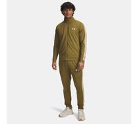 Under Armour Hombre Rival Knit Track Suit, chándal completo suave, ligero y de secado rápido, conjunto de sudadera y pantalones deportivos con bolsillosCanteen Green/Field Khaki/Field Khaki,MD