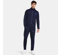 Under Armour UA Knit Track Suit Conjunto de deporte para hombre, chándal cómodo y suave, color azul medianoche/gris oscuro