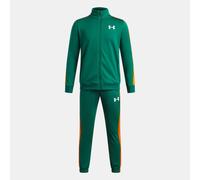 Chándal Under Armour Rival Knit para niño Campus Ivy / Outrageous Naranja / Blanco YLG (149 - 160 cm)