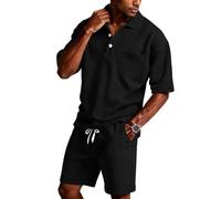 Chandal Verano Hombre, Conjunto Cortos Vestir, Divertido Traje Ropa Chándal Drip Chandal Roupa Marca Vestir Conjuntos Deporte Pijama Corto Hombre, XL