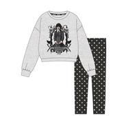 Chándal Wednesday algodón para niños, conjunto cómodo y suave uso diario | Ropa deportiva infantil de Wednesday