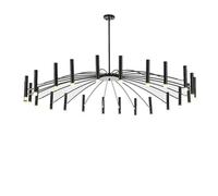 Chandelier Black Large 20 Light Led Chandelier for Dining Room Ceiling Light Fixture, Adjustable Height, Tilt Mounting Living Room Chandeliers,For Bedroom Living Room Kitchen Island F