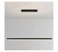 Chandelier Ceiling Light for Dining RoomBlack Dimmable LED Pendant Minimalism Linear Fixture, Chandeliers