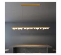 Chandelier Ceiling Light for Dining RoomChandeliers Linear Pendant with Three-Tone Led Kitchen Island, LED Liner Lights Fixture Compatible