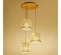 Chandelier Chandelier, Bamboo Japanese Restaurant Lighting Pendant Light, Tea Chamber Lamp Lighting Fixture, for Bedroom Living Room Office Hallway Hotel Ceiling Lighting