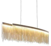 Chandelier Chandelier Ceiling Light Elegant Contemporary During Light,Adjustable Classic Indoor Ceiling Lighting Fixture for Living Room Dining Room,Golden Metal Chandelier Led-Silver Long 10