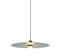 Chandelier Chandelier, Creative Flying Saucer Shaped Iron Pendant Light, Single Head Ceiling Hanging Lamp, Lighting Fixture for Restaurant Cafe Decorat(Green)