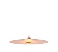 Chandelier Chandelier, Creative Flying Saucer Shaped Iron Pendant Light, Single Head Ceiling Hanging Lamp, Lighting Fixture for Restaurant Cafe Decorat(Pink)