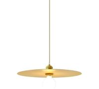 Chandelier Chandelier, Creative Flying Saucer Shaped Iron Pendant Light, Single Head Ceiling Hanging Lamp, Lighting Fixture for Restaurant Cafe Decorat(Gold)