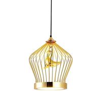 Chandelier Chandelier, Creative Golden Bird Cage Warm Light Led Ceiling Lamp, Home Living Room and Dining Room Decorative Lamp 38 * 38 * 60cm(B)