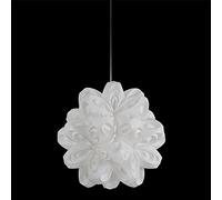 Chandelier Chandelier, White Creative Folding Flower Hanging Lamp Personality Acrylic Decorat Pendant Lamp for Restaurant Cafe Shop Restaurant Garage Hotel [Energy Class A++]
