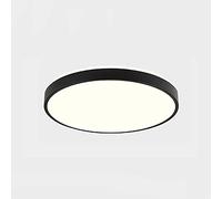 Chandelier, Creative Top Glow Flush Mount Ceiling Light Fixture LED Round Ceiling Lamp 3000K, 4000K, 5000K Adjustable Ceiling Lighting for Closet Bedroom corridors(Black,11.8in)