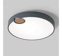Chandelier, Household LED Ceiling Light White Light 5000K Embedded Installat Saving Ceiling Light Flat Round Lighting Fixture for Bedroom, Hallway, Den, Office(Grey,30cm)
