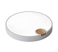 Chandelier, Household LED Ceiling Light White Light 5000K Embedded Installat Saving Ceiling Light Flat Round Lighting Fixture for Bedroom, Hallway, Den, Office(White,30cm)