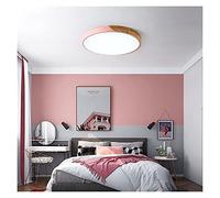 Chandelier Lamp, Ultra Thin Round 5cm Shallow Mount Lights Compatible with Bedroom Living Study Room Wooden Ceiling Lamp, LED Chandelier,s Fixture