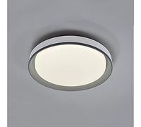 Chandelier, LED Acrylic Flush Mount Ceiling Light Fixture Round Thin Sect Ceiling Lighting Soft Light is Not Dazzling Ceiling Lamp Three-Color dimming and Adjustable(Grey,19.7in)
