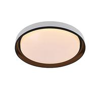 Chandelier, LED Acrylic Flush Mount Ceiling Light Fixture Round Thin Sect Ceiling Lighting Soft Light is Not Dazzling Ceiling Lamp Three-Color dimming and Adjustable(Brown,19.7in)