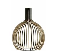 Chandelier Pendant Light - Nordic Round Globe Bamboo Wicker Hanging Lamp for Kitchen Island & Dining Table - Bohemian Coastal Ceiling Fixture