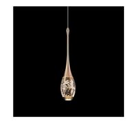 Chandelier Pendent Lamp Long Linear Chandelier - LED Bubble Glass Pendant Light Mid Century Ceiling Hanging Compatible with Foyer Staise Entryway, Kitchen se