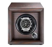 Chandelier Technology Automatic Watch Winder for 1 2 4 6 Watches with Quiet Motor Soft Flexible Watch Pillows Storage Case Men's and Women's Automatic Watches Display Box (Grey 4+0) Chandelier