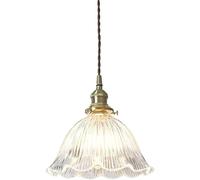 Chandelier Traditional Victorian V-intage Glass Pendant Light Retro Industrial Ceiling Lighting Clear Lampshade Light,Pendant Ceiling Light