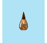 Chandelier, V-intage Pendant Lamp，Creativity Solid Wood + Glass Pendant Light, Amber Single Head Chandelier for Bathroom, Dining Room, Warehouse, Living Room, Corridor, Balcony, Study(Brown)