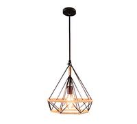 Chandeliers, American Retro Rohemp Diamond Iron Art Industrial Wind Bar Restaurant Restaurant Hallway Decorationp Light