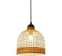 Chandeliers Ceiling Light Chandelier, Chandelier Southeast Asia Bamboo Art Mesh Grid Small Lantern Ambient Light Single Head Pendant Ceiling Light Hanging Lamp Fixture for Living Room Bedroom Di
