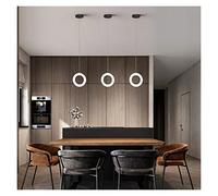 Chandeliers Dining Room Decoration Interior Home for Kitchen Table Light Nordic Style Pendant Lights LED Chandelier (Blacksmall20cm Thewhitelight)