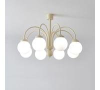 Chandeliers for Entryway Glass Fmount Fixture Round White Nordic Mid Century Ceiling Light Bedroom Dining Room Hanging Lights