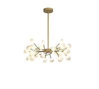 Chandeliers, Industry Sputnik Chandelier, Creative Firefly Chandelierd Century Nordic Bedroom,45-Ceiling Fixture for Living Dinning Room/Golden./45S Light Fixture(30S)