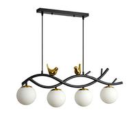 Chandeliers, Nordic Modern 4 Heads Diniroom Simple Bar Counter Balcony Window Front Desk Hotel Bedroom Office Commercial Decorativep Light,3-Color Light/3-Color Light/a